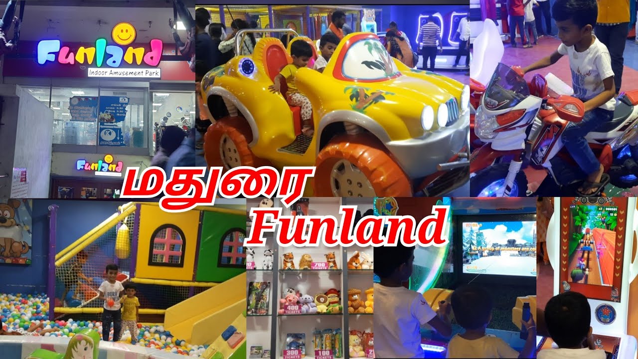Funland Madurai 🎮 🤗 | மதுரை | Madurai Indoor Amusement Park | Lowest Price | Riz tamil kitchen