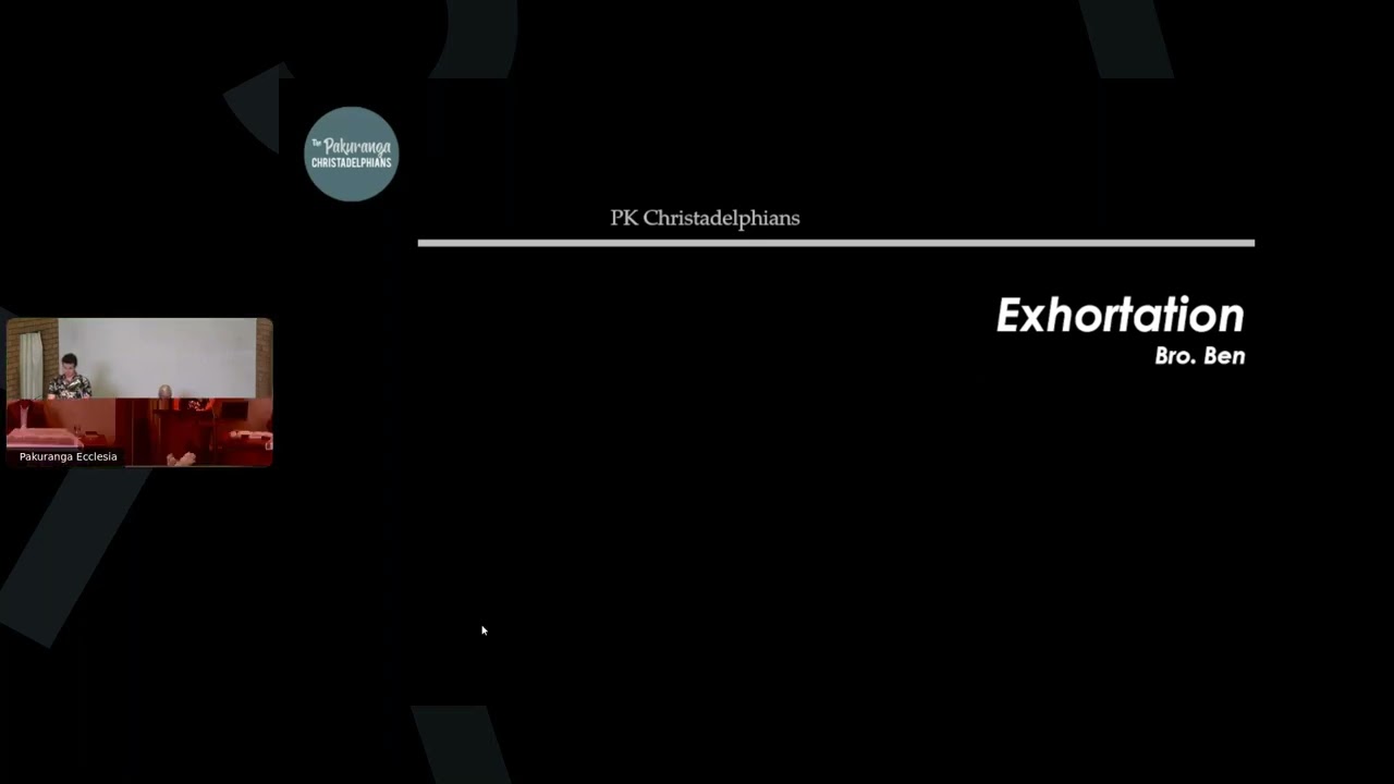 Sunday Exhortation| Reflection on Time, Direction & Purpose by Ben