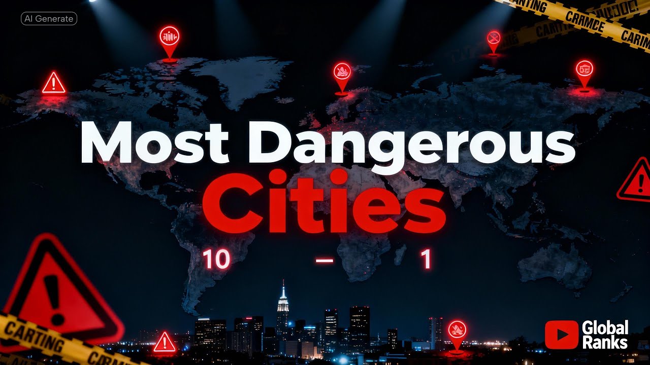 Top 10 Most Dangerous Cities in the World 2025 | Global Ranks
