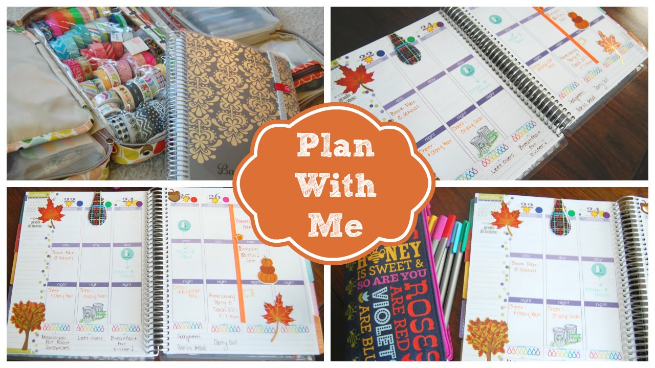 Plan With Me! Weekly Planning Session: September 22-28, 2014