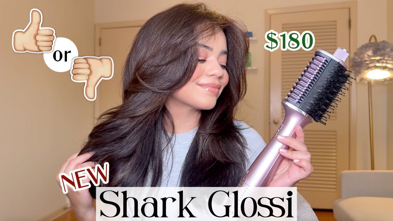 Новый Shark Glossi стоит 180 долларов?! 🤔 Фен-щетка и термощетка в одном! 😱 #SharkGlossi