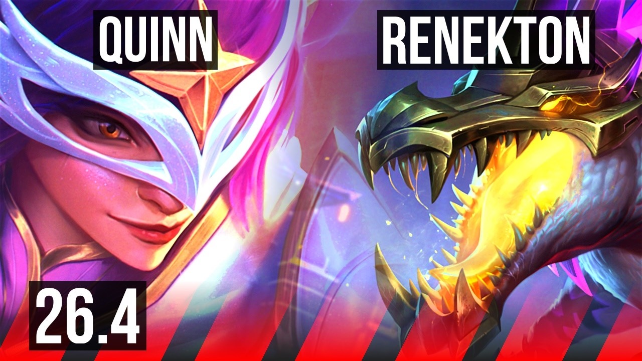 QUINN vs RENEKTON (TOP) | EUW Master | 26.4