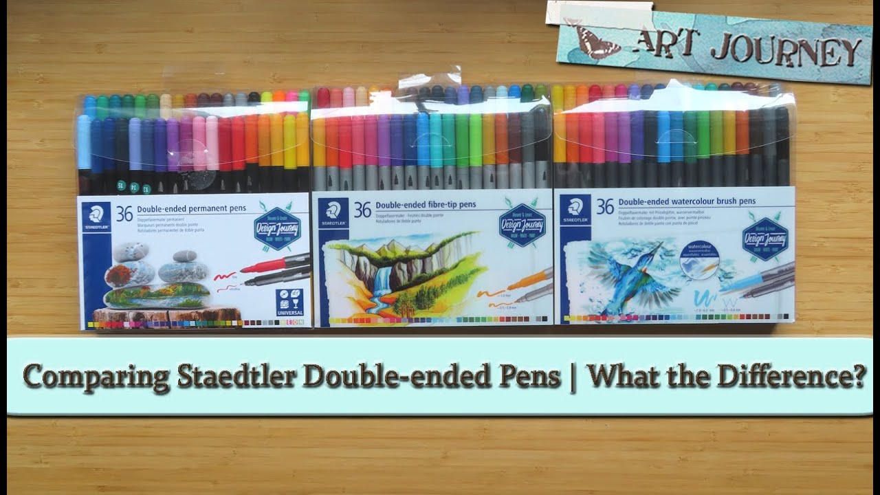 Staedtler vs Staedtler | 3001, 3187, 3200 Double-Ended Design Journey Pens - What's the Difference?