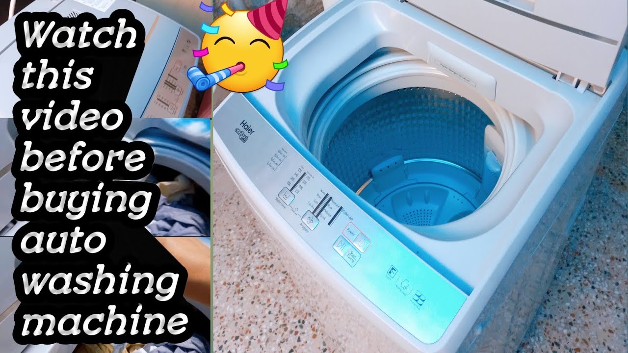 Haier Automatic Washing Machine Full Review | How To Use | Machine Mein Kapde Kis Tarah Wash Karen