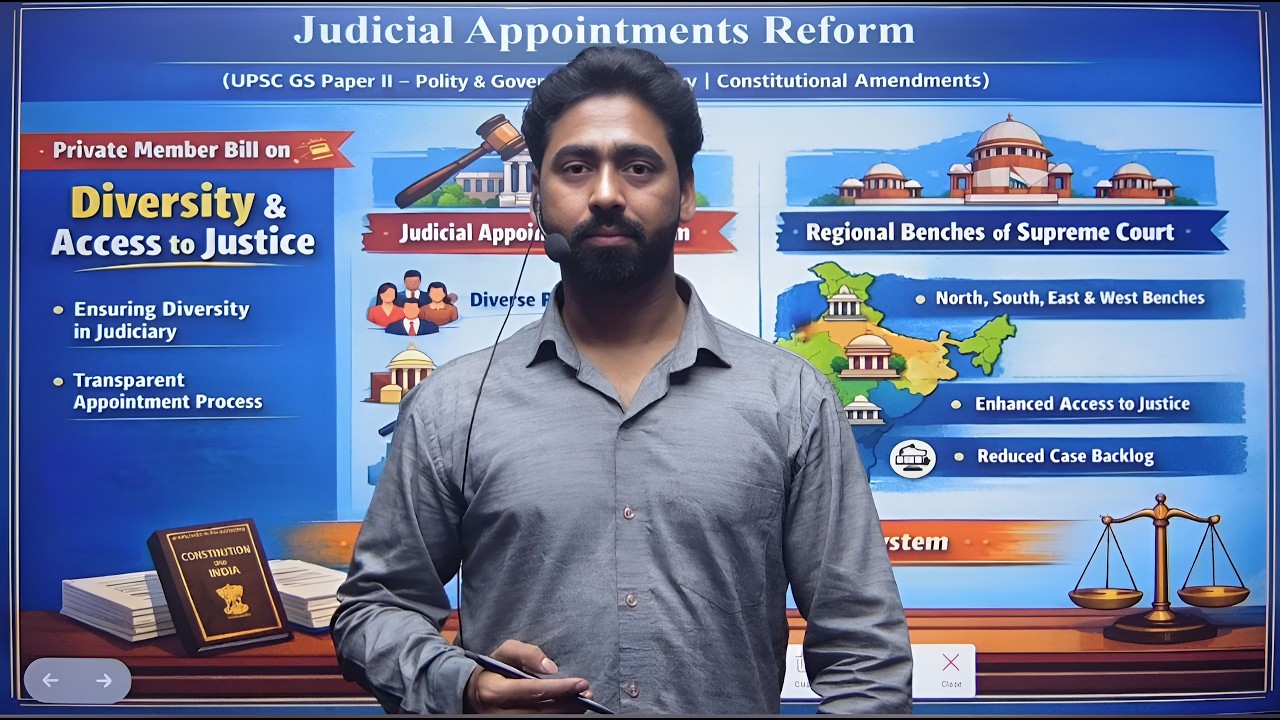 Judicial Appointments Reform | Collegium System | UPSC PYQs | Current Affairs | GyanMade IAS