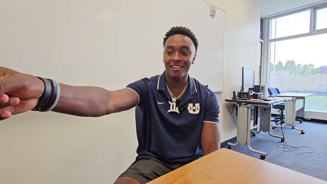 Interview with Ike Larsen at Utah State Football Media Day