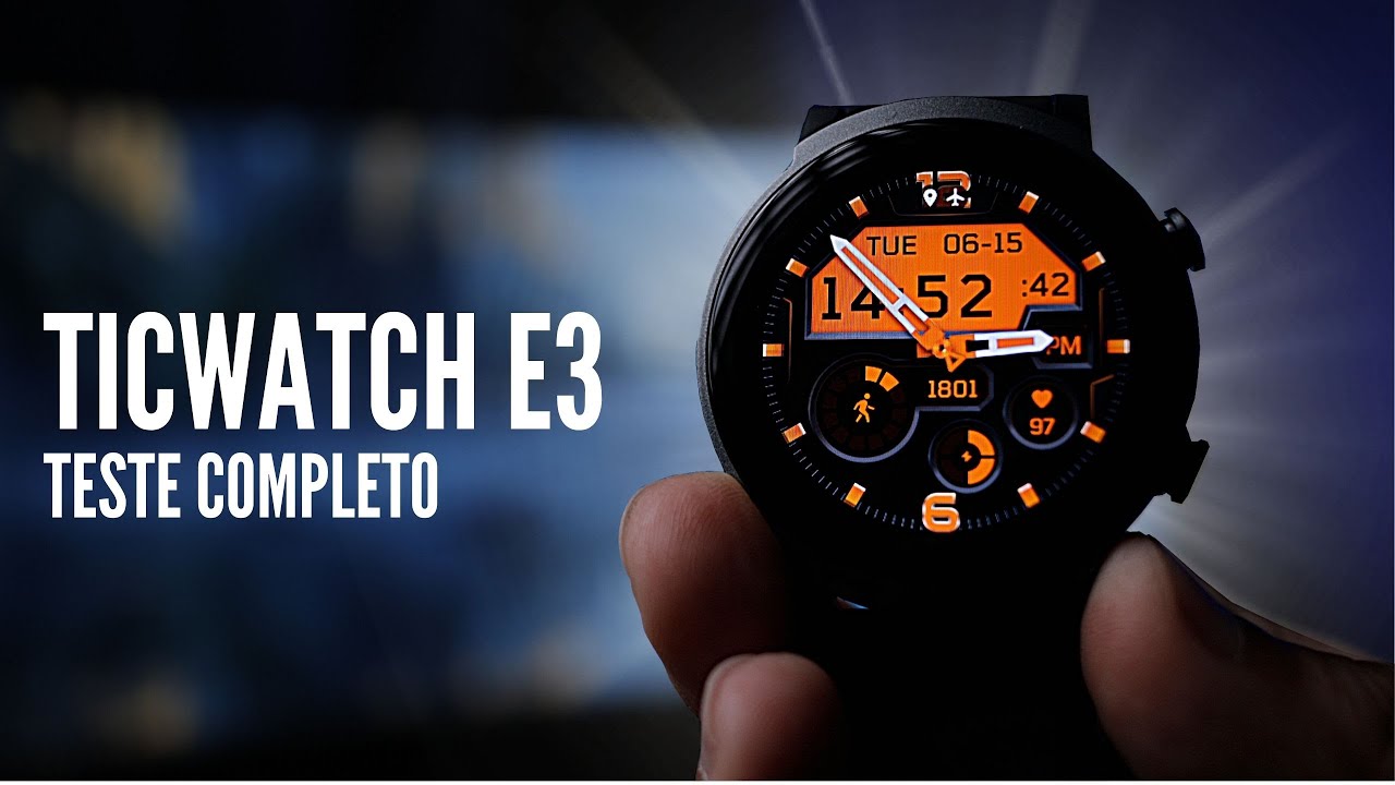 TicWatch E3 REVIEW COMPLETO e teste em corrida Só falta 1 coisa