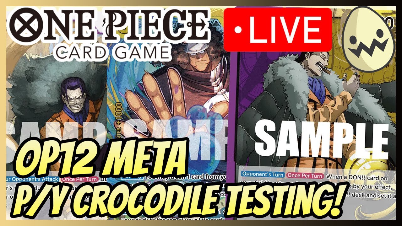 One Piece Card Game: OP12 Purple/Yellow Crocodile Testing!