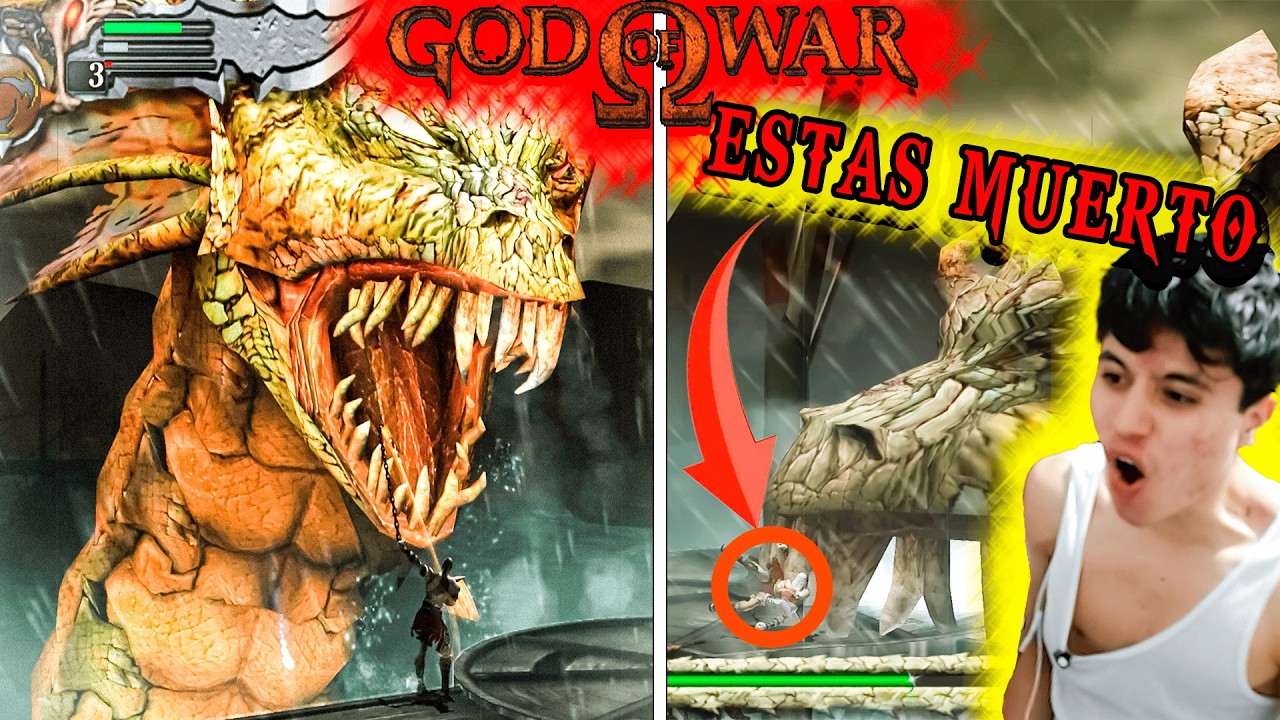 Una serpiente !!GIGANTE!!🤯🤯 God Of War 