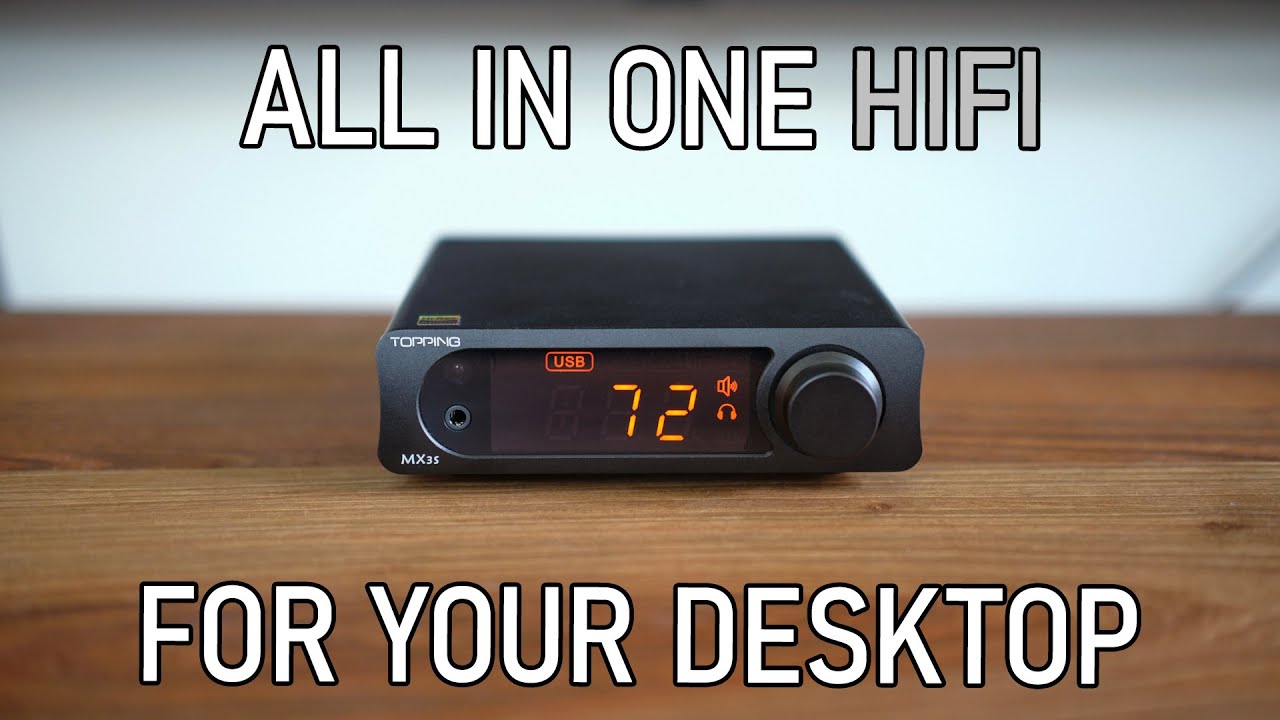 Topping MX3s is an All in one HiFi amplifier