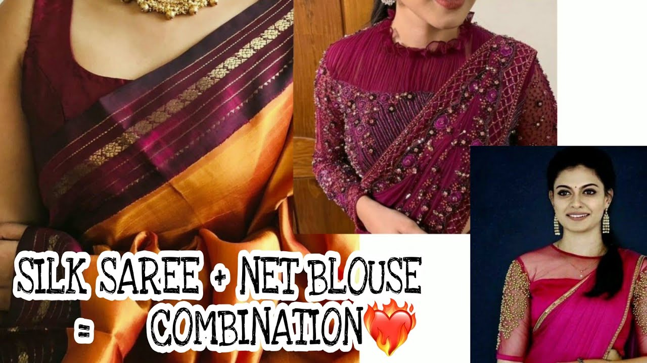 NET Blouse for Silk Saree?! Unique Saree and Blouse combination Guide | Prerana Aditi | Be Your Own
