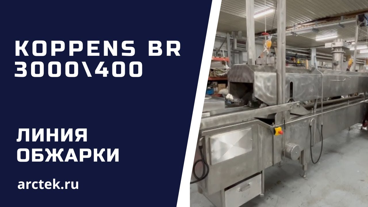 Промышленная фритюрница для полуфабрикатов Koppens 3000\400