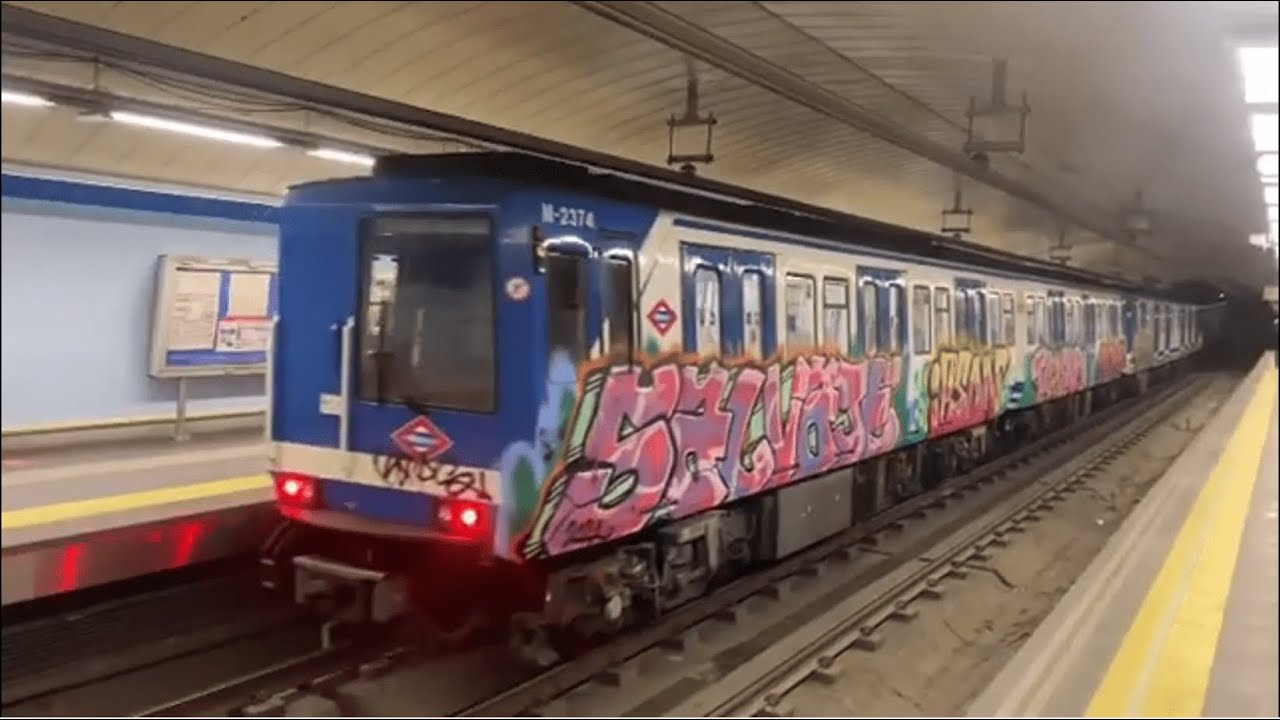 RECOPILACIÓN GRAFFITI METRO RENFE MADRID FILOMENA 2021