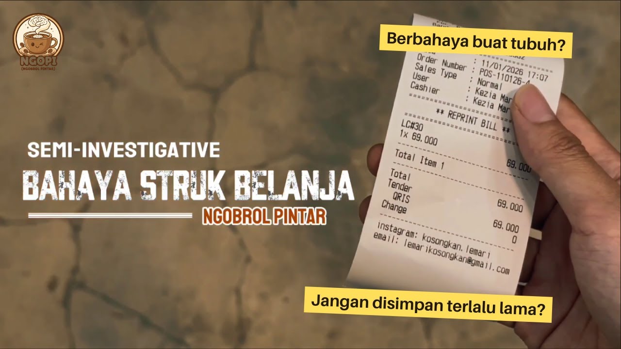 BAHAYA STRUK BELANJA - Semi Investigative | #NGOPI