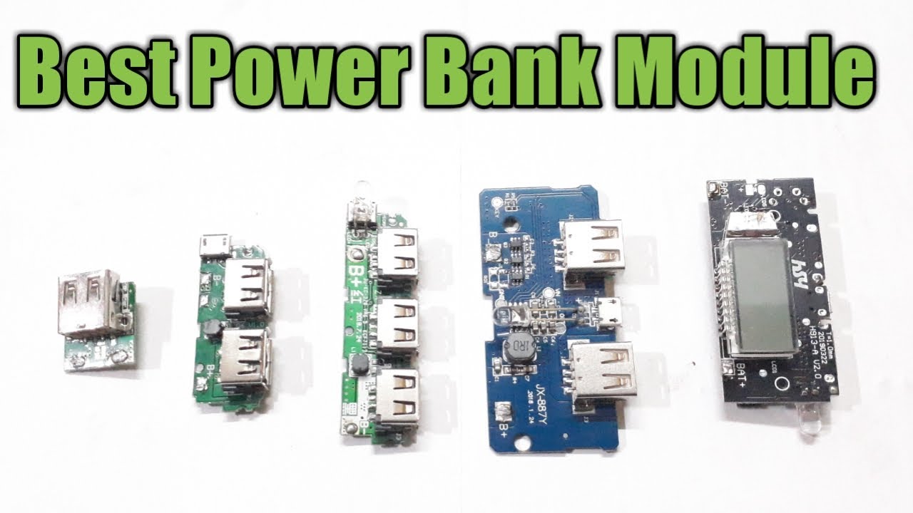 Different Types of Power Bank module with Fast Charging