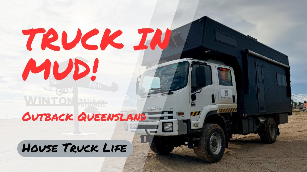 Truck in the mud! We head to outback Queensland and it RAINS!