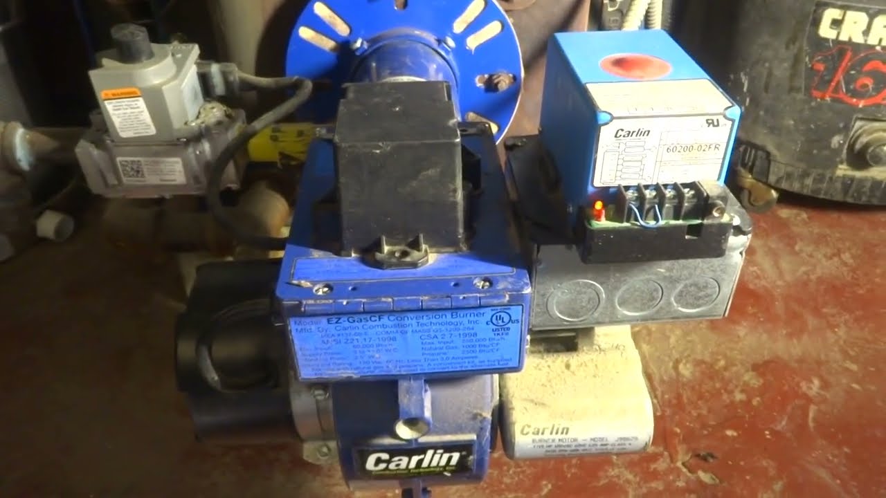 CARLIN GAS CONVERSION BURNER TRIPPING SAFETY RESET