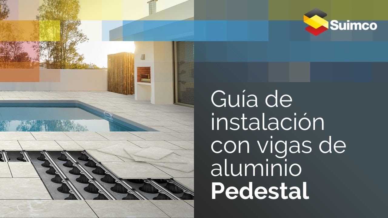 SUIMCO ETERNO colocación de baldosas sobre una subestructura de rastreles de aluminio