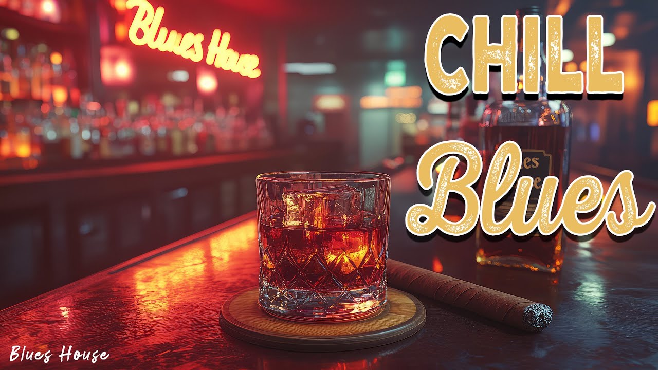 Chill Whiskey Blues Ballads - Relaxing Instrumental Guitar Blues for Reading and Mental Clarity