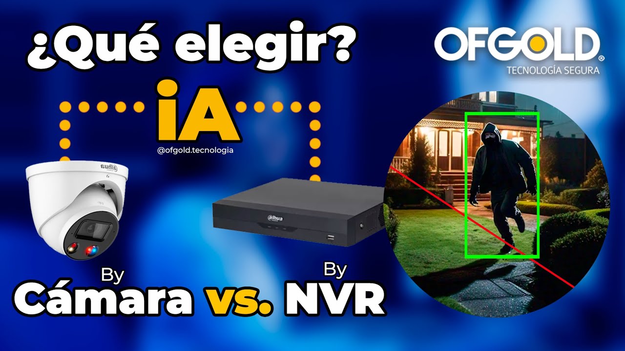 NVR Dahua + Inteligencia artificial Vs Cámara con iA, ¿Cómo funciona? Limitaciones y Recomendaciones