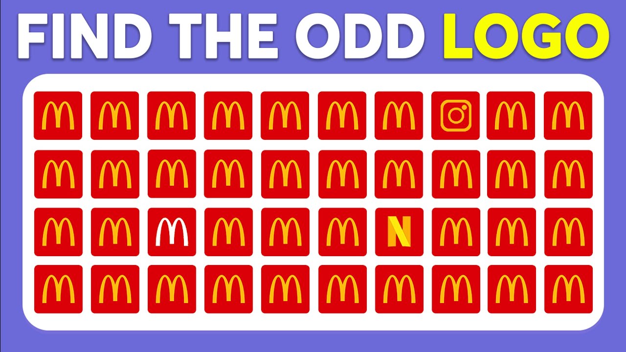 Find the ODD Logo Out - Ultimate Brand Logo Quiz 🥤🍏 Monkey Quiz