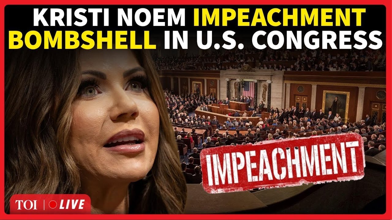 Kristi Noem IMPEACHMENT Announcement; '$172 Mn Jet Scandal, ICE Raids' To Haunt DHS Secy? US News