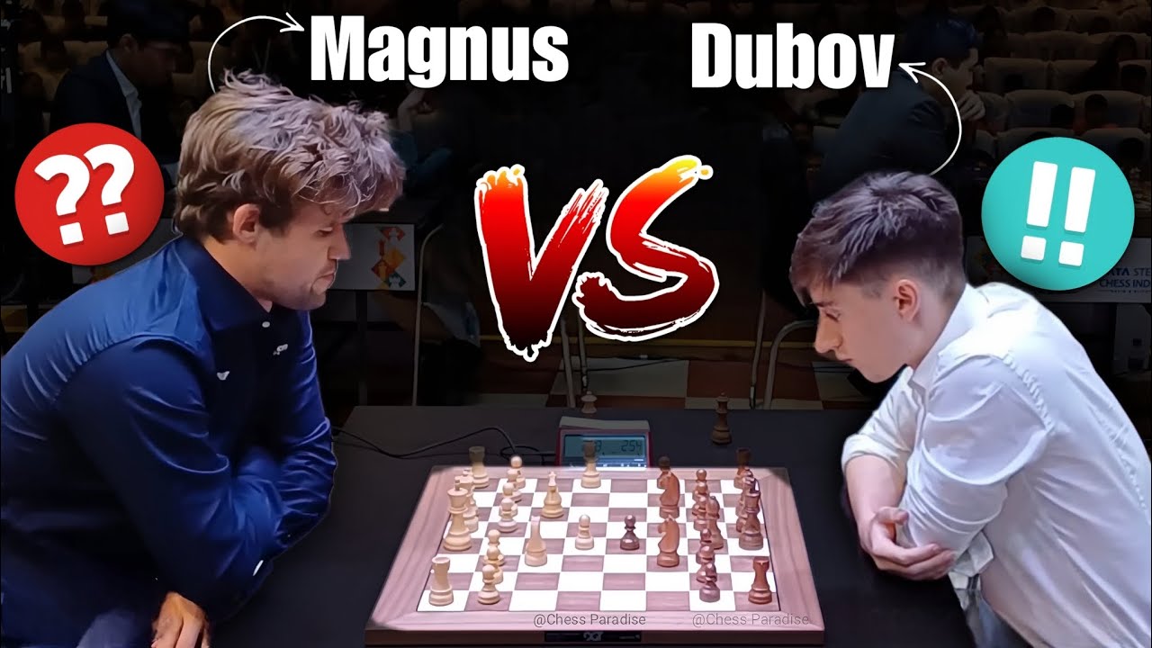 When Genius Meets Brilliancy – Magnus vs Dubov! 😱