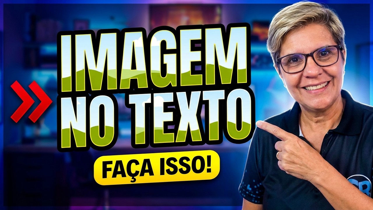 2 Maneiras Fáceis de Colocar Imagem Dentro do Texto no Canva