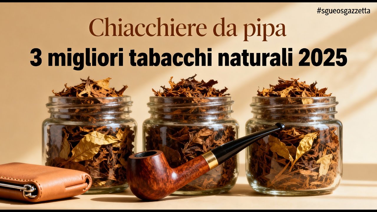 The best 3 of 2025: tabacchi naturali edition - #chiacchieredapipa 