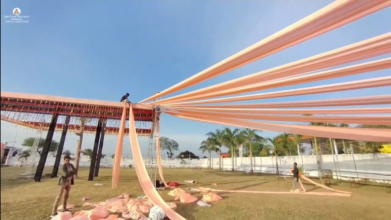 Gazibo Decoration || Tent House Pandal Decoration || Decoration Ideas