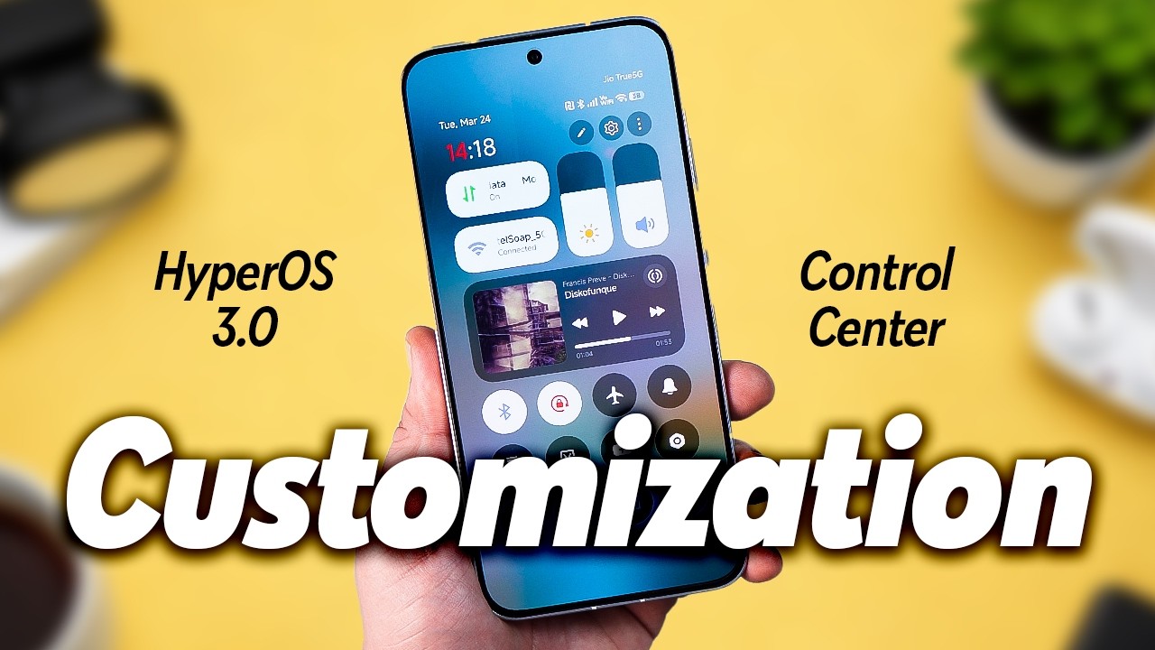 Fully Customizable HyperOS 3 Control Center - That Beats iPhone