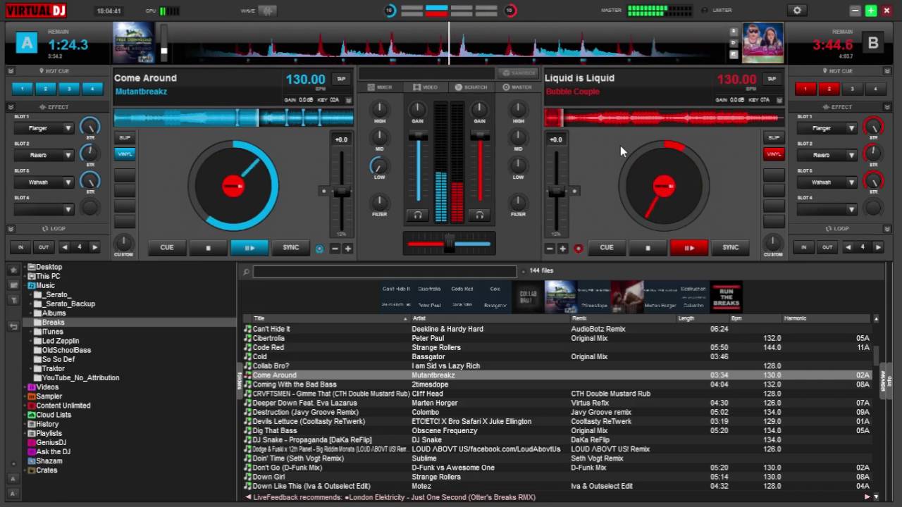 Simple DJ Transition: Tease and Blend With Cue Points (Annotated)