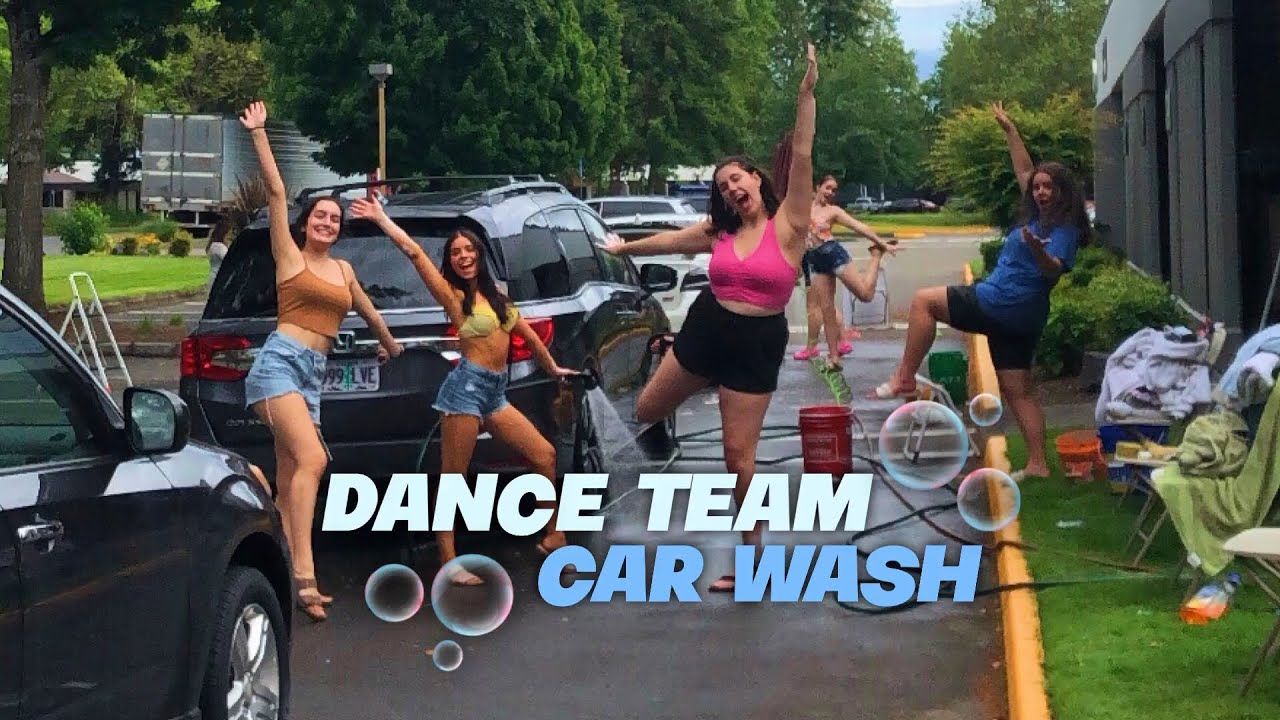 dance team car wash vlog 🧼