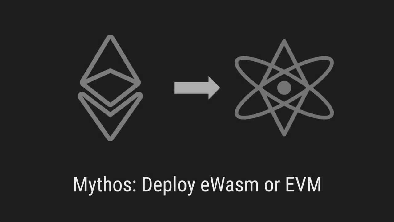 Mythos: Deploy eWasm or EVM bytecode directly to the chain [@CosmosProject  + #evm + #WebAssembly]