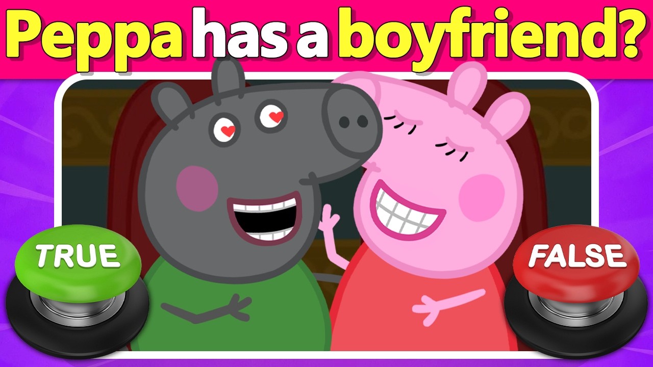 ⭕❌ Peppa Pig True or False 🐷 Can You Score 100%? | Quiz DingDong