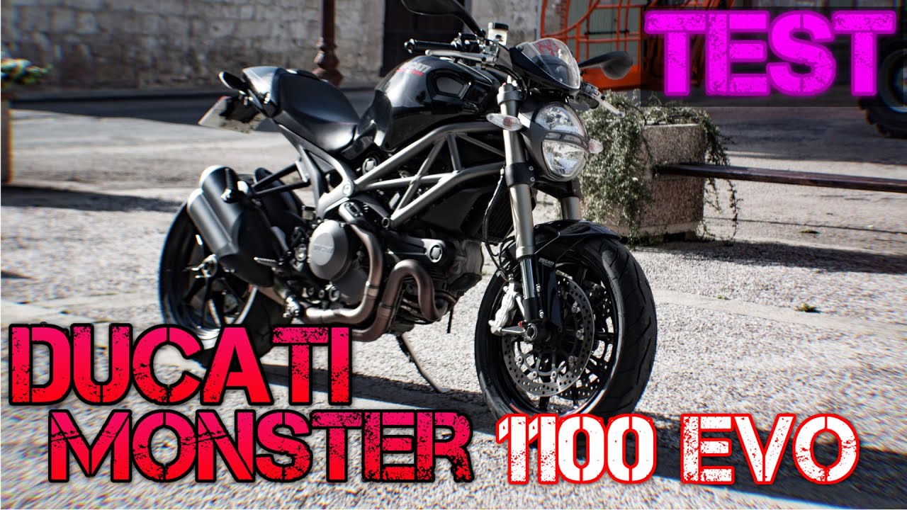 JE TESTE UNE  DUCATI MONSTER 1100 EVO  !