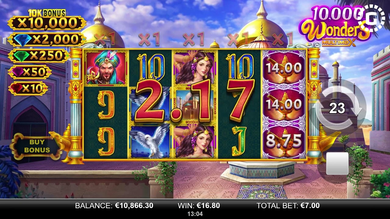 10,000 Wonders MultiMax by Reel Play Slot Features | GamblerID