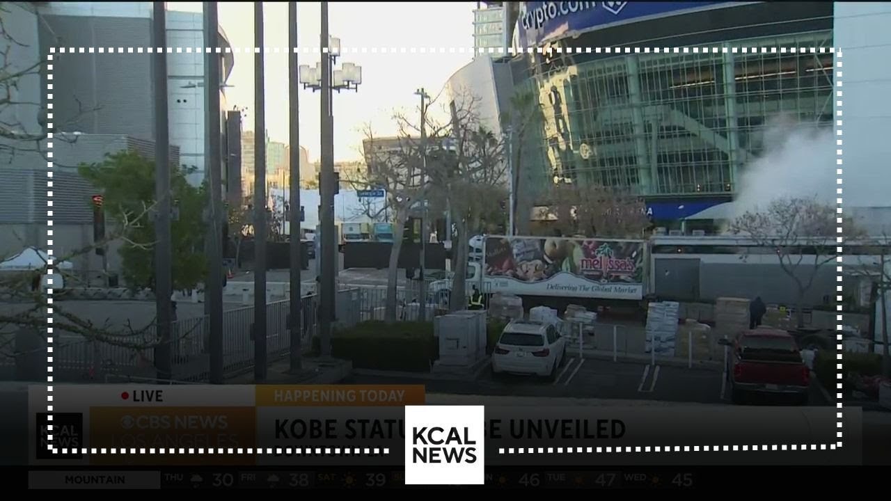 Kobe Bryant statue to be unveiled on Thursday