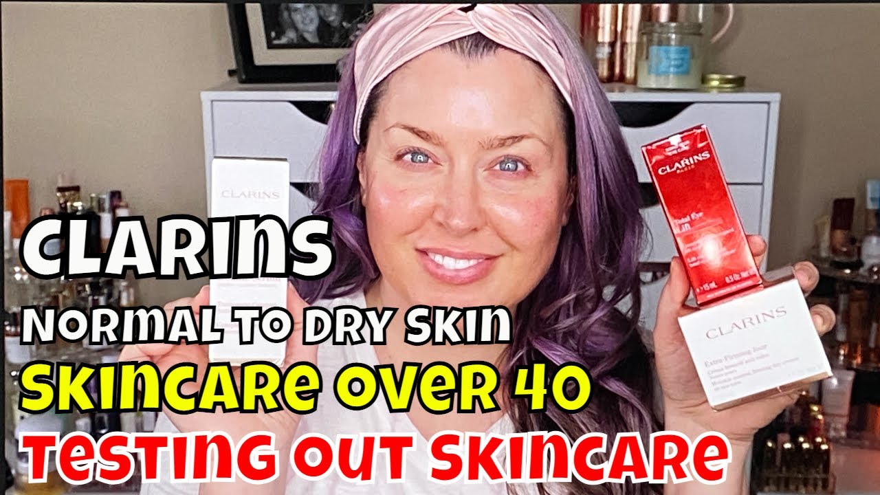 Обзор средств по уходу за кожей Clarins | Для нормальной и сухой кожи | HOT MESS MOMMA MD