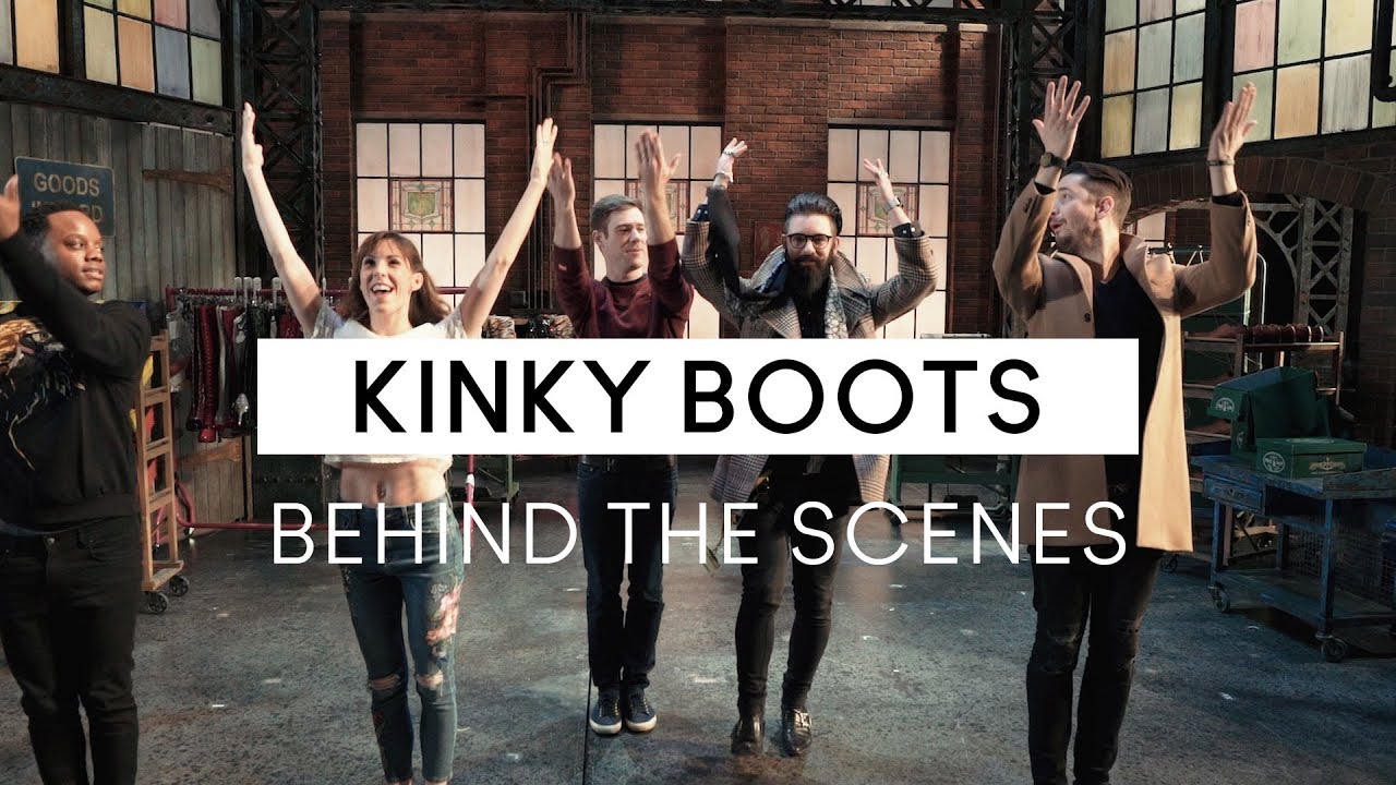 @LONDON GOES BACKSTAGE WITH KINKY BOOTS THE MUSICAL!