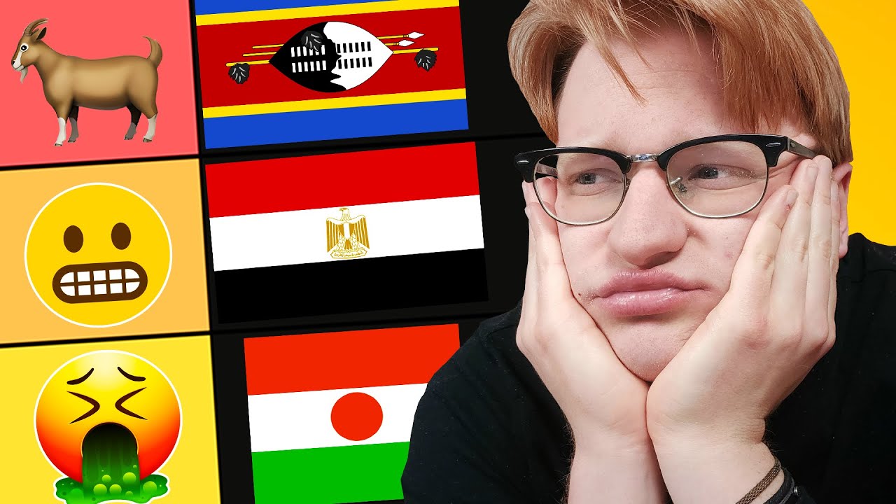 Wybrałem NAJŁADNIEJSZĄ oraz NAJBRZYDSZĄ FLAGĘ AFRYKI!
