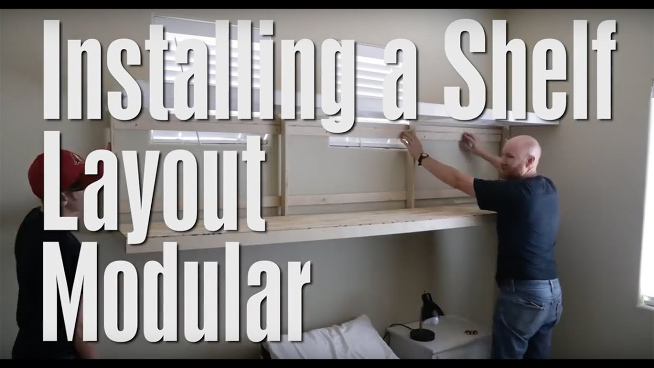 Installing a Model Railroad Shelf Layout