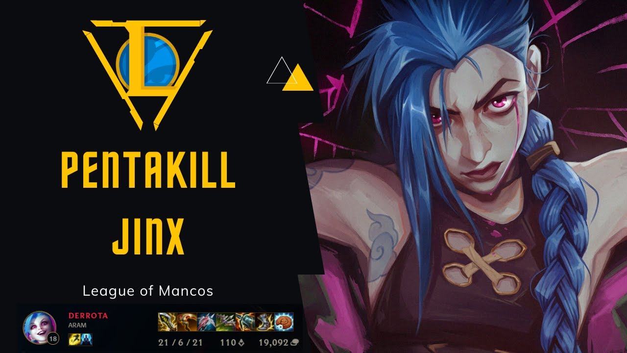 [PENTAKILL] Jinx | Jinx ARCANE Pentakill ARAM 2022 | League of Legends | League of Mancos