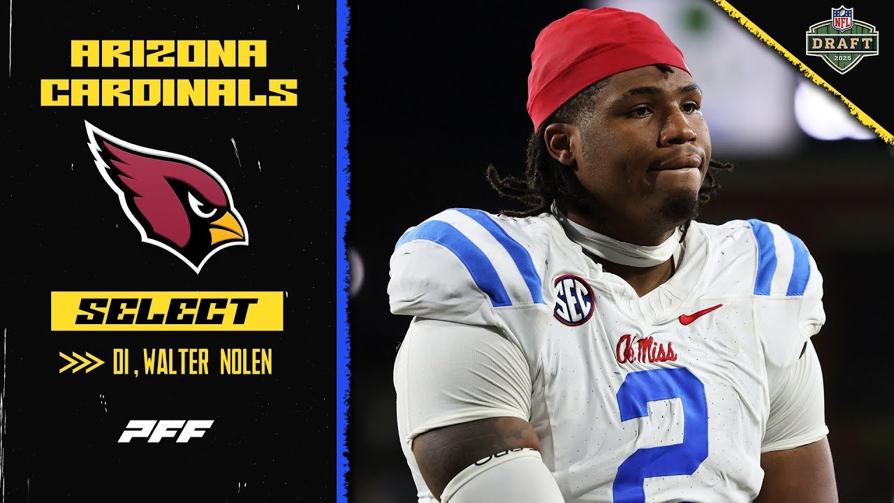 Arizona Cardinals Select DI Walter Nolen | 2025 NFL Draft | PFF