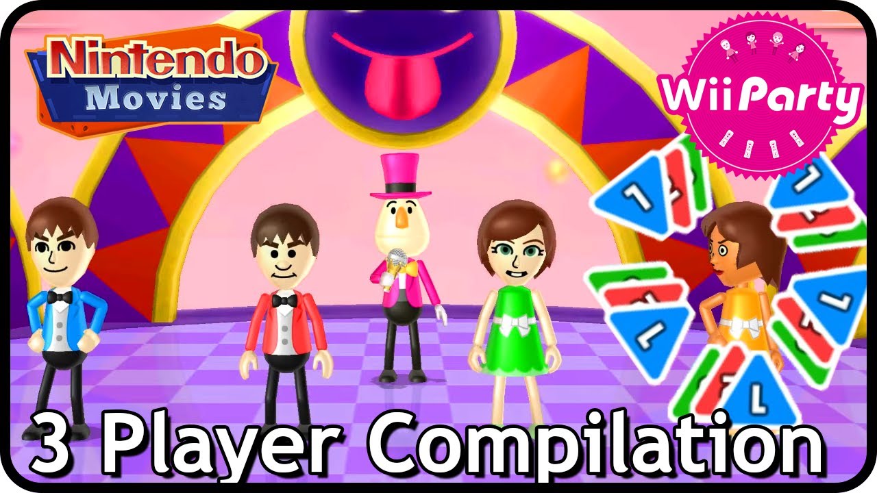 Wii Party - 3 Player Compilation (Maurits vs Rik vs Thessy)