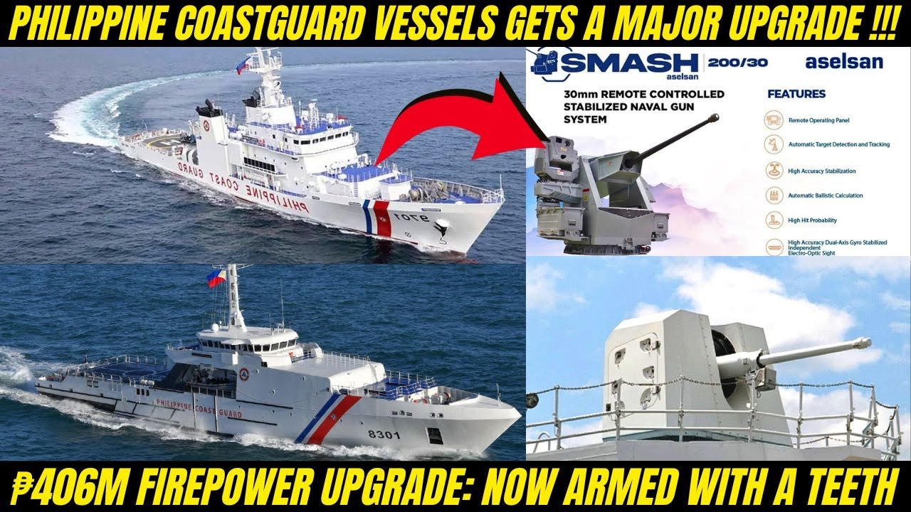 Philippine Coast Guard Vessels Gets a Major Upgrade: ₱406M Firepower Upgrade: Now Armed with a Teeth