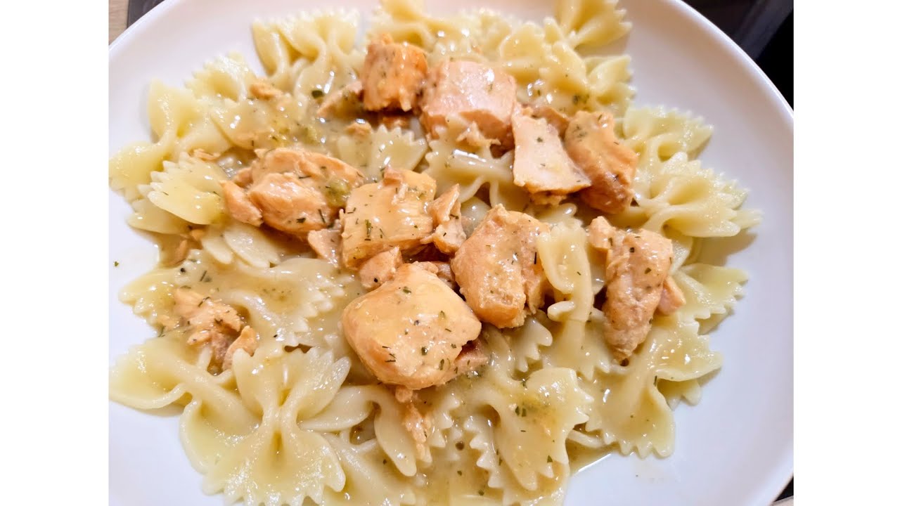 Супер рецепт👍🍲паста с лососем в сливочном соусе🥘