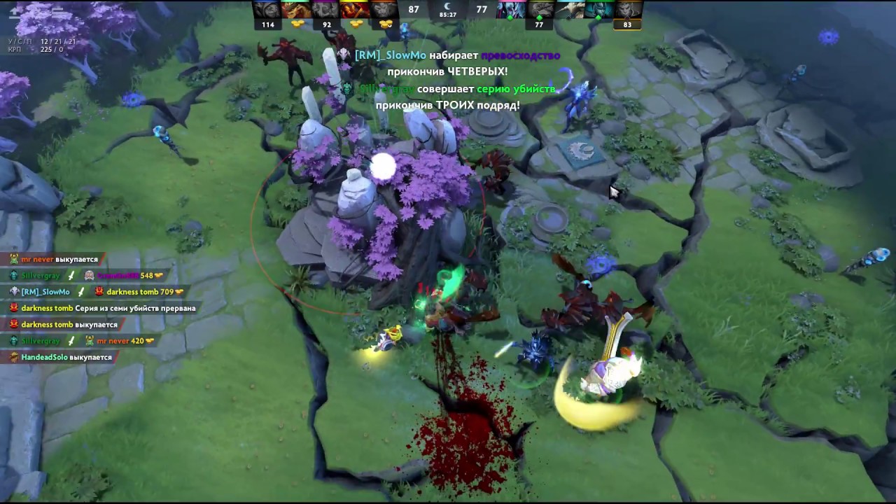 Dota 2 - Looong way to victory vs 3 rapiers!..