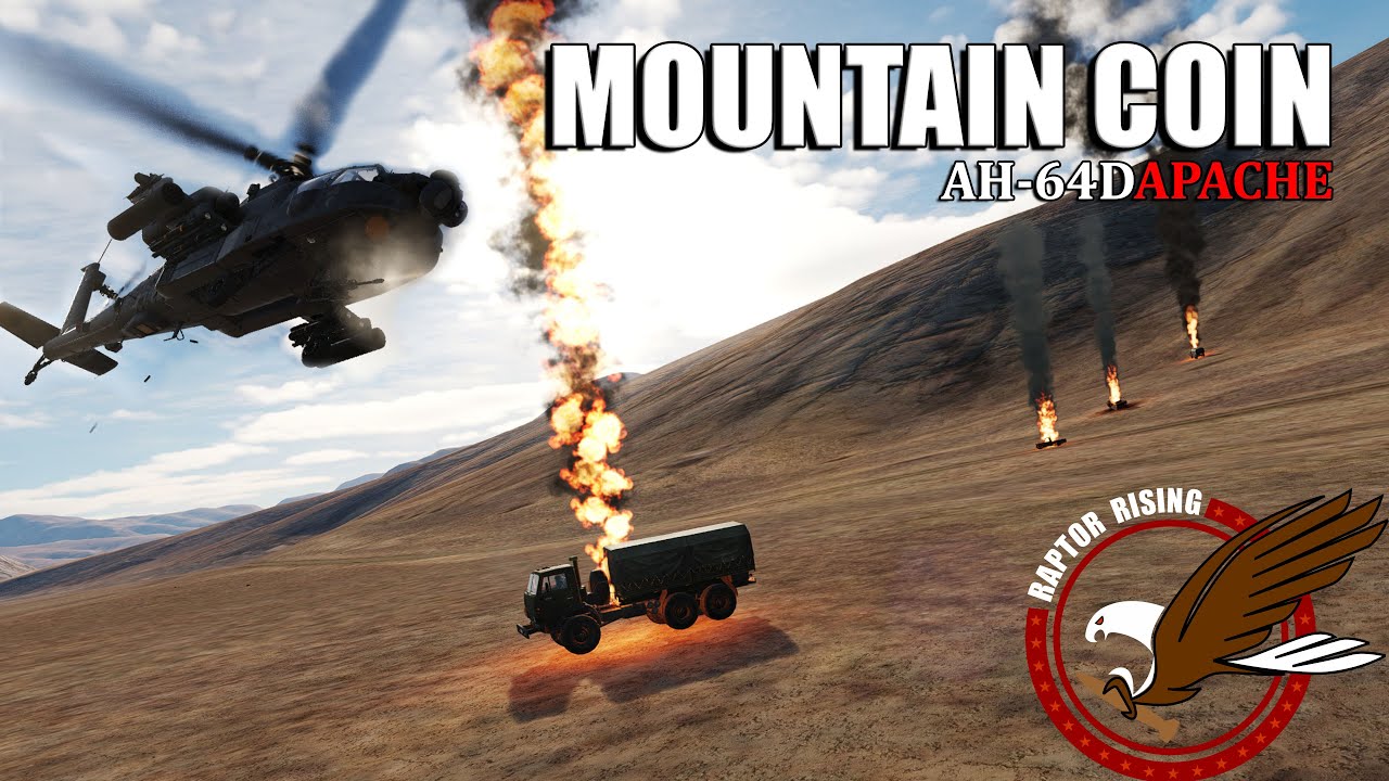 COIN in the Mountains with the Apache | DCS AH-64D - Outpost Mamba Defense | 4K VR 60 FPS