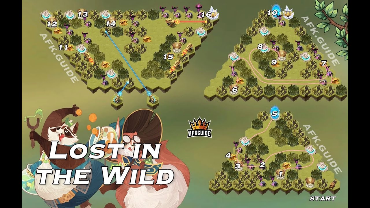 رحلة العجائب ضائع في البراري AFK Arena Lost in the Wild